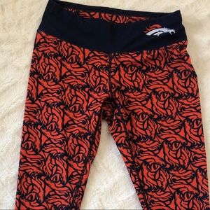 Denver Broncos ladies leggings!